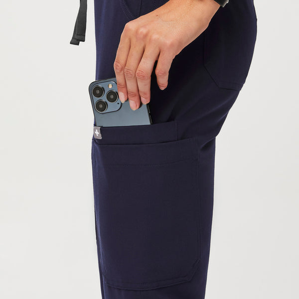 women's Navy Yola™ High Waisted 2.0 - Skinny Scrub Pants