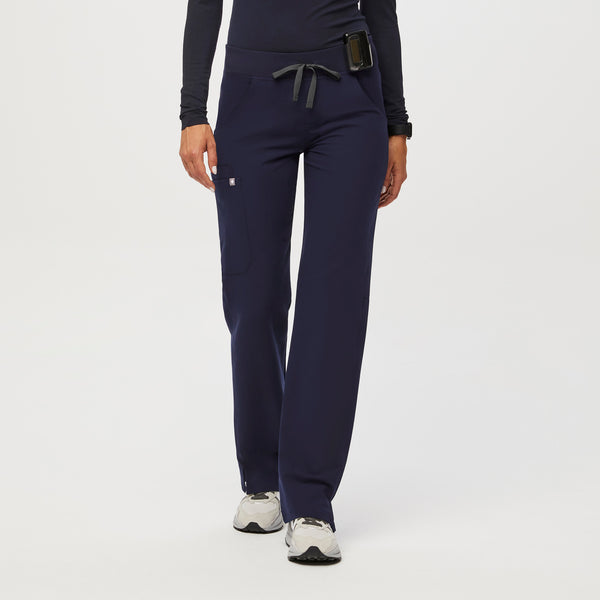 Women's Navy Kade™ - Petite Cargo Scrub Pants