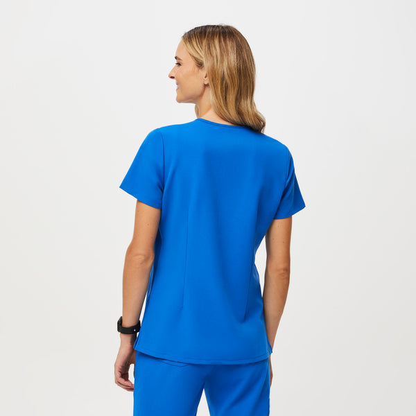 Women's Royal Blue Catarina™ - One-Pocket Scrub Top