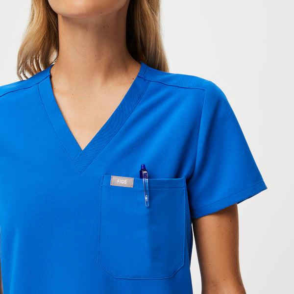 Women's Royal Blue Catarina™ - One-Pocket Scrub Top