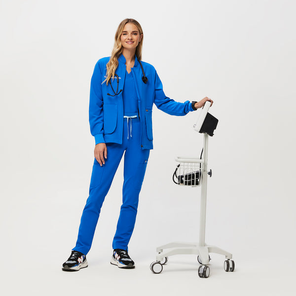 women's Royal Blue Yola™ High Waisted 2.0 - Skinny Scrub Pants