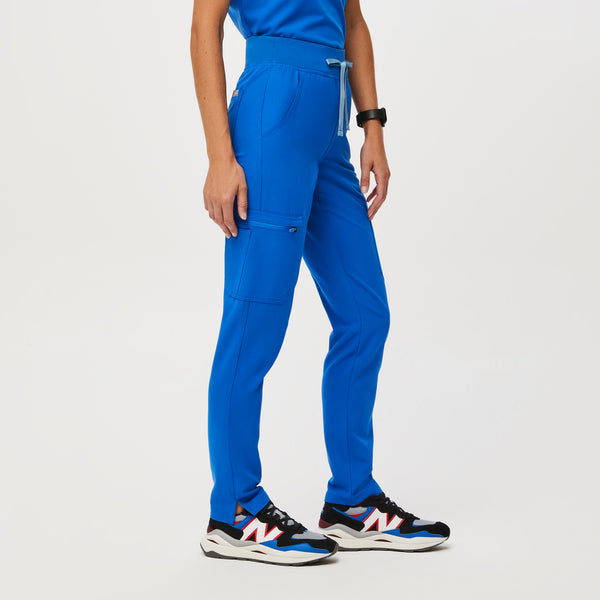 women's Royal Blue Yola™ High Waisted 2.0 - Petite Skinny Scrub Pants