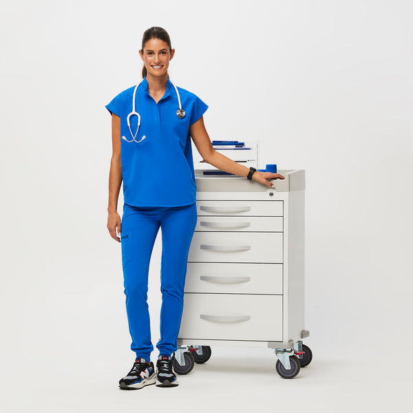 Women's Royal Blue Rafaela™ - Oversized Scrub Top