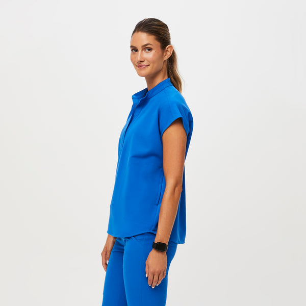 Women's Royal Blue Rafaela™ - Oversized Scrub Top
