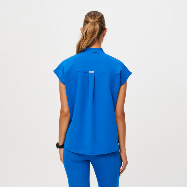 Women's Royal Blue Rafaela™ - Oversized Scrub Top