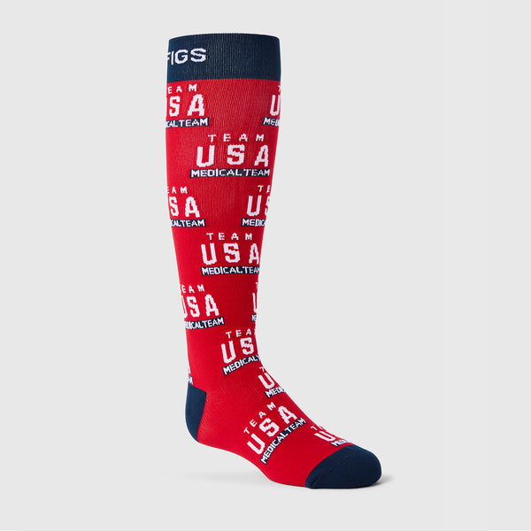 women's Team USA Red FIGS x Team USA - Compression Socks