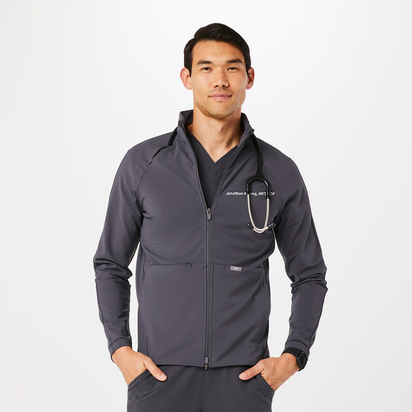 men's Charcoal On-Shift ContourKnit Jacket™