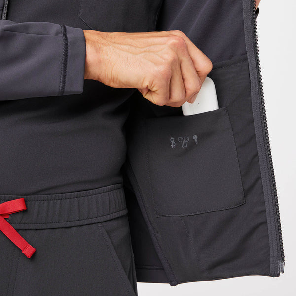 men's Charcoal On-Shift ContourKnit Jacket™