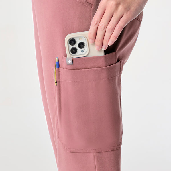 women's Mauve High Waisted Dowa - Scrub Pant