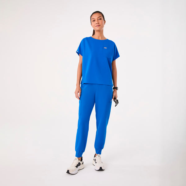 women's Royal Blue Arua Relaxed - Scrub Top