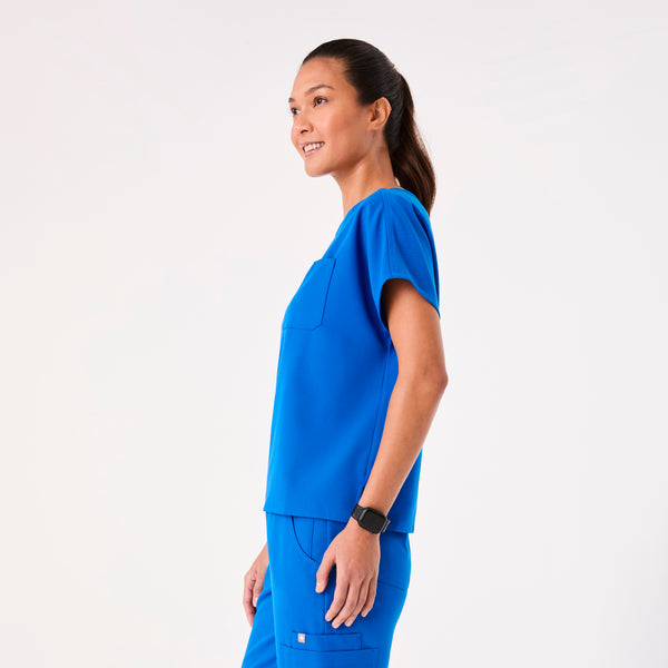 women's Royal Blue Arua Relaxed - Scrub Top