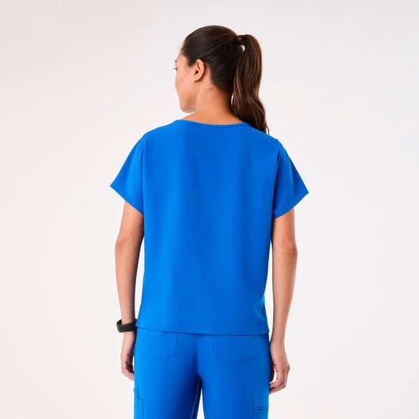 women's Royal Blue Arua Relaxed - Scrub Top