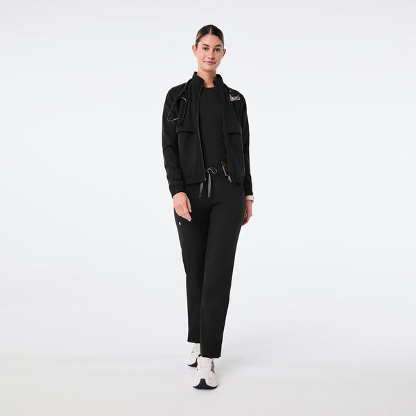 women's Black Sydney - Scrub Jacket