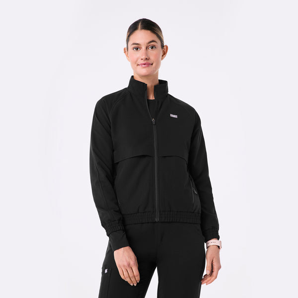 women's Black Sydney - Scrub Jacket