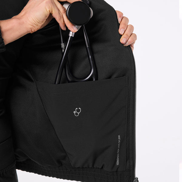 women's Black Sydney - Scrub Jacket