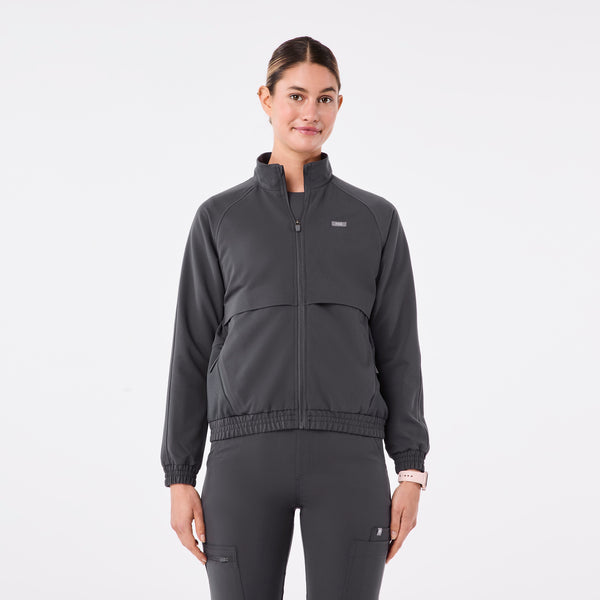 women's Charcoal Sydney - Scrub Jacket