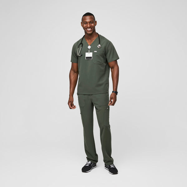 Men's Moss Chisec™ - Three-Pocket Scrub Top
