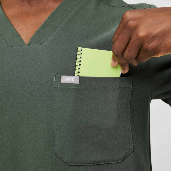 Men's Moss Chisec™ - Three-Pocket Scrub Top