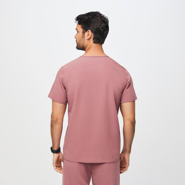 Men's Mauve Leon™ - Three-Pocket Scrub Top