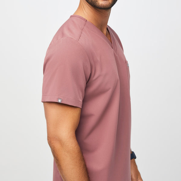 Men's Mauve Leon™ - Three-Pocket Scrub Top
