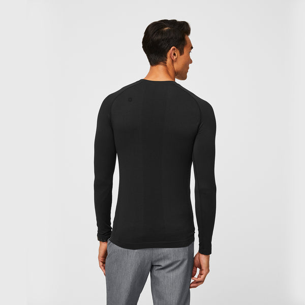 men's Black Makato - Longsleeve Underscrub