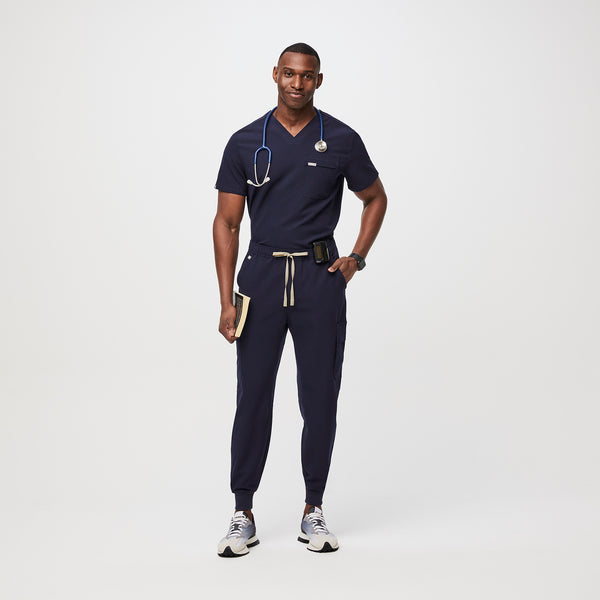 men's Navy Classic Tansen™ Utility - Short Cargo Jogger Scrub Pants