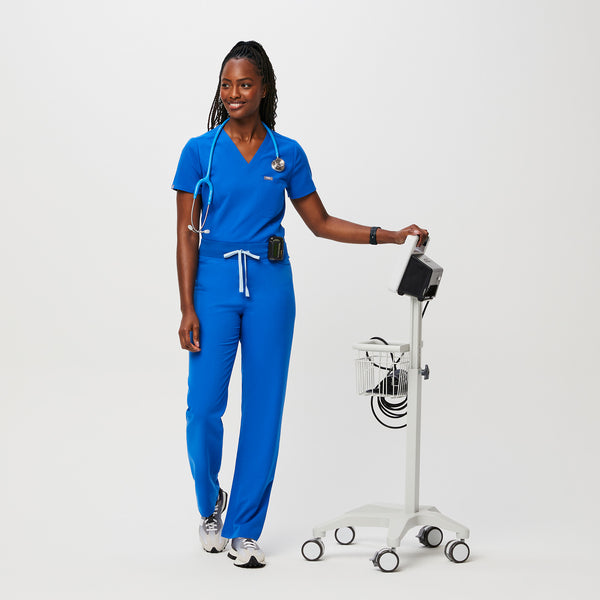 women's Royal Blue Livingston™ High Waisted - Tall Basic Scrub Pants