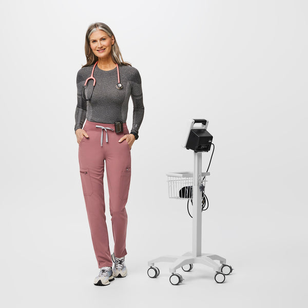 women's Mauve Yola™ High Waisted 2.0 - Tall Skinny Scrub Pants