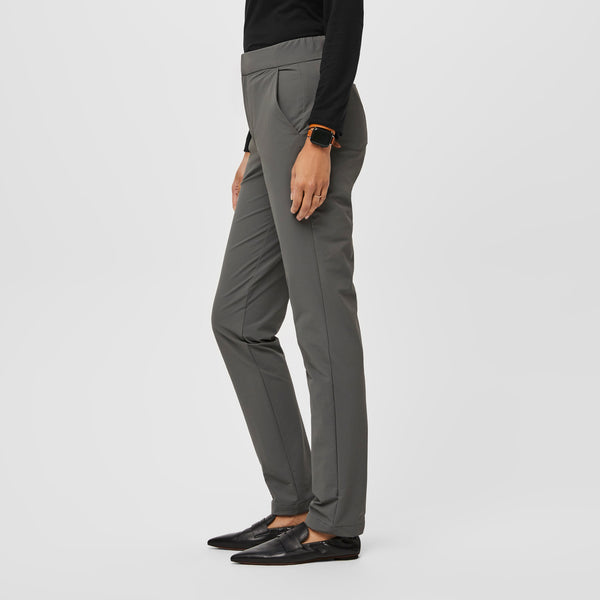 women's Deep Stone FIGSPRO™ Skinny Zip Fly - Tall Trouser