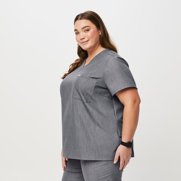 women's Graphite Catarina™- One-Pocket Scrub Top (3XL - 6XL)
