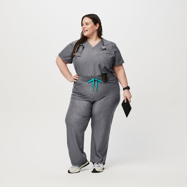 women's Graphite High Waisted Livingston™ - Basic Scrub Pants (3XL - 6XL)
