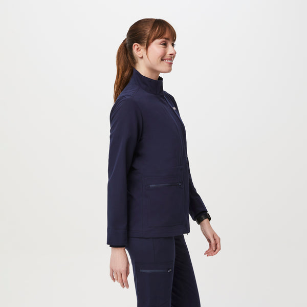 Women's Navy Page - Scrub Jacket
