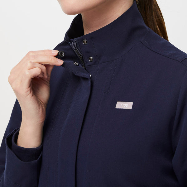 Women's Navy Page - Scrub Jacket