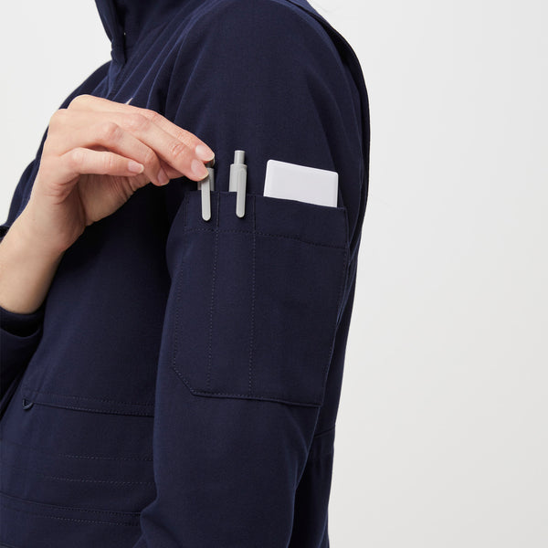 Women's Navy Page - Scrub Jacket