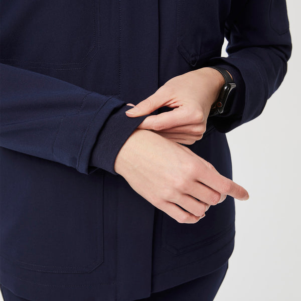 Women's Navy Page - Scrub Jacket