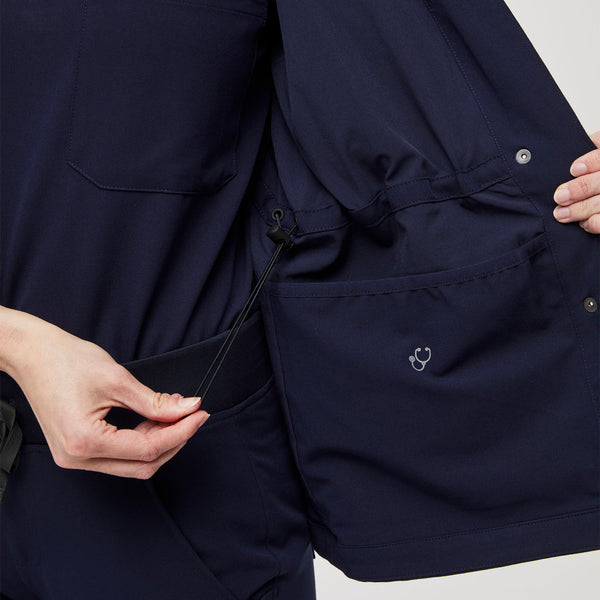 Women's Navy Page - Scrub Jacket