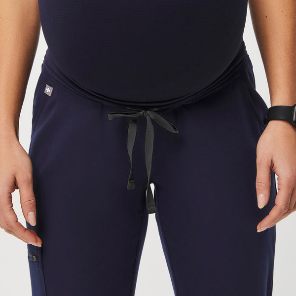 women's Navy Zamora™ Maternity - Tall Jogger Scrub Pants
