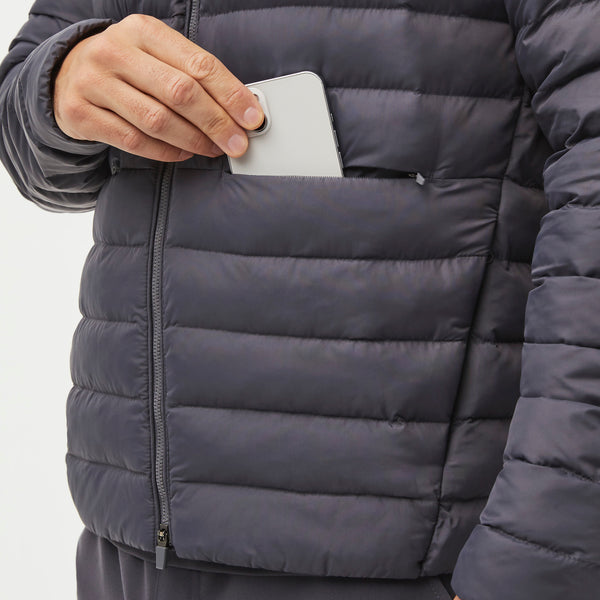 men's Charcoal On-Shift™ Packable - Puffer Jacket