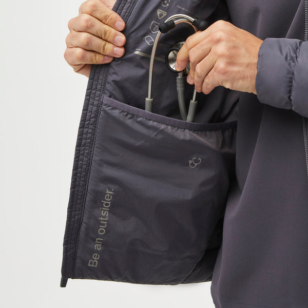 men's Charcoal On-Shift™ Packable - Puffer Jacket