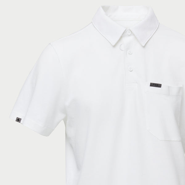 Embroidery: White