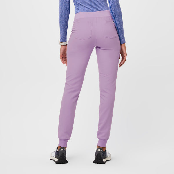 women's Lavender Dew Zamora™ - Petite Jogger Scrub Pants