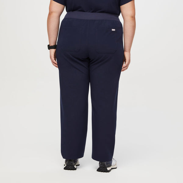 women's Navy High Waisted Livingston™ - Tall Basic Scrub Pants (3XL - 6XL)
