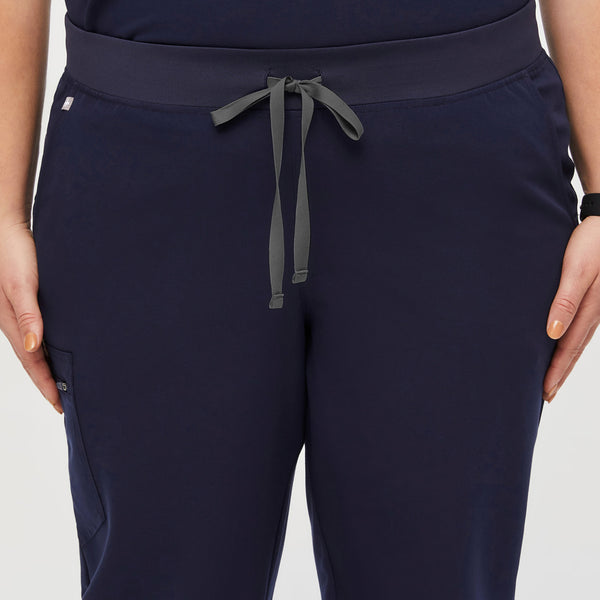 women's Navy Zamora™- Petite Jogger Scrub Pants (3XL - 6XL)