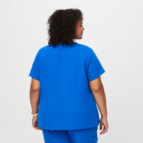 women's Royal Blue Catarina™- One-Pocket Scrub Top (3XL - 6XL)