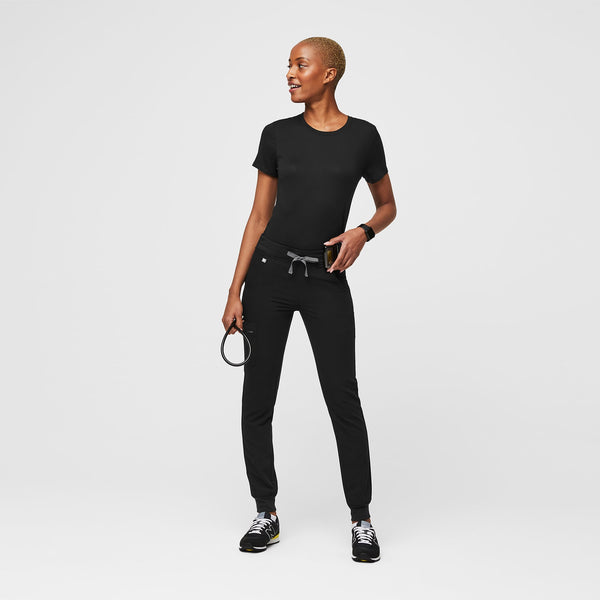 Women's Black Supersoft - Shortsleeve Underscrub