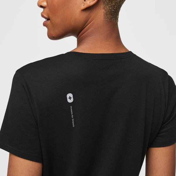 Women's Black Supersoft - Shortsleeve Underscrub