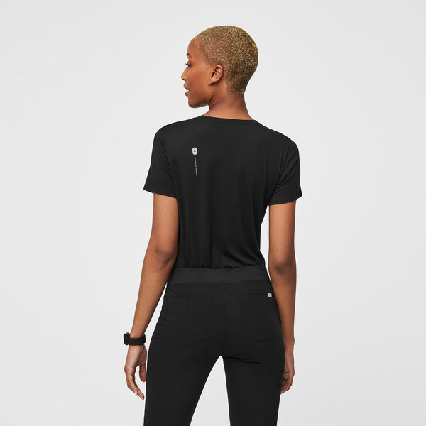 Women's Black Supersoft - Shortsleeve Underscrub