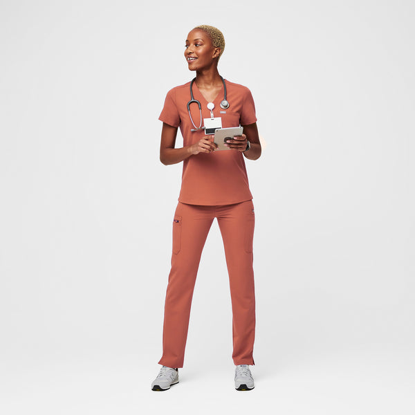 women's Terracotta Catarina™ One-Pocket Scrub Top
