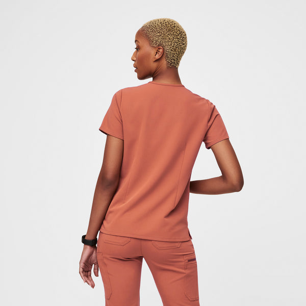 women's Terracotta Catarina™ One-Pocket Scrub Top