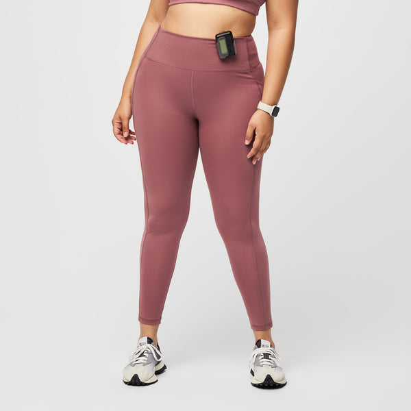 women's Mauve Performance Underscrub Legging